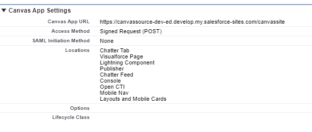 Salesforce Canvas