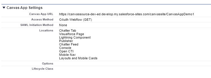 Salesforce Canvas