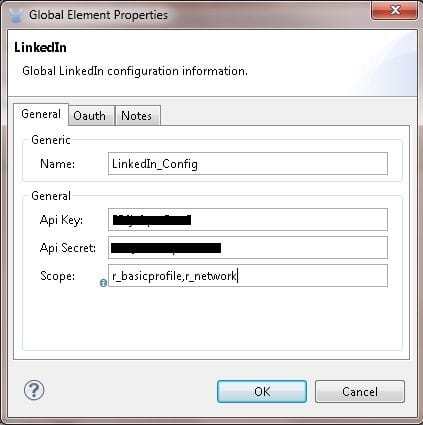 Integration with LinkedIn using Mule ESB