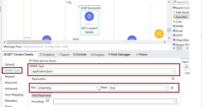 the http requestor of the Target system 